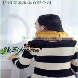 Popular Lovely Girl Winter Knitted Acrylic Scarf Factory in Knit Town thumbnail-5