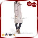 Hidden Front Zip Faux-fur Trim Padding Quilting Women's Coat thumbnail-4