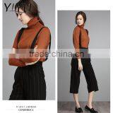 Custom High Quality Women Slim Turtleneck Knit Cashmere Pullover thumbnail-6