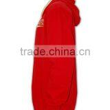 Lastest Product Best Price Plain Red Comfortable Custom Made Lined Hoodie thumbnail-2