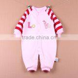 Wholesale Baby Cotton Romper Cute Jumpsuit Long Sleeve Baby Onesie thumbnail-3
