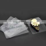 50PCs Clear Hair Clip/ Pin Jewelery Display Cards 10x7cm(3 7/8"x2 6/8"),Customize thumbnail-1