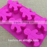 Wholesale High Quantity Eco-friendly Snow Doll Shape Silicone Chocolate Mould,soap Mold,diy Cake Mould thumbnail-2