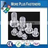 Made in Taiwan Transparent Nylon Plastic Screw thumbnail-2