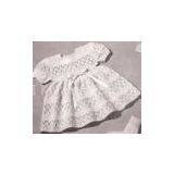 Breathable Washable Baby Girl Knitted Dress, Purple Baby Dresses thumbnail-1
