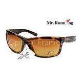 Black Plastic Frame And Lens Sport Eyewear , Safe Protective Spectacles thumbnail-1