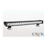 5400 lm 54W Single Row LED Light Bar 20 Inch 6500K For Excavator , Dozer
