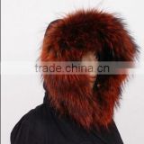 genuine quality 100% best raccoon fur trim for hood