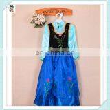 Movie Anna Dress Cosplay Party Kids Costumes HPC-3087 thumbnail-4