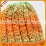 Superior Quality Ladies Cream Knit With Hat Faux Fur Bobble Pom Ski Winter Hats thumbnail-5