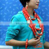 New design African fashion jewelry sets Dubai Wholesale Coral Jewelry Set both for men and women