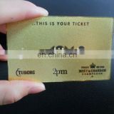 Golden Metal VIP Card
