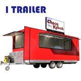 Baoju mobile fiberglas concession food trailer kiosk