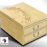 We Supply Recyclable Wooden Wine Carton, Cosmetic Box, Necklace Box, Glasses Box thumbnail-2