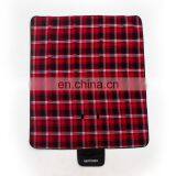 Custom Print Picnic Blanket Fleece Picnic Blanket Leather Strap For Convenient thumbnail-5