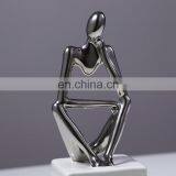 Modern Nordic Interior Decoration Accessories Thinker Ceramic Abstract Figure Ornament thumbnail-2