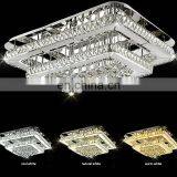 Luxury Rectangular Crystal Ceiling Lamps Living Room Bedroom Restaurant Ceiling Lamps thumbnail-5