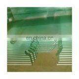 3/8'' Shower Door Glass With Two Holes and Two Hinge Notches Clear Tempered Glass