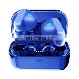 Online Shopping Blue Fashionable Comfortable Design for Entertainmentwireless Earphones Blue Tooth thumbnail-1