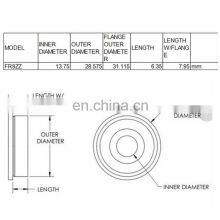 FRC Robot Flange Bearing ID 13.75mm Round FR8ZZ Heavy Duty Inner Race Shielded Ball Bearing thumbnail-7