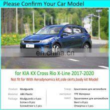 for KIA KX Cross Rio X-Line 2017 2018 2019 2020 4PCS Wheel Mudguards Mudflaps Fender Mud Flaps Splash Mud Guards Car Accessories thumbnail-2