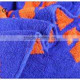 Large Size Blue Jacquard Pure Cotton Terry Bath Towel thumbnail-5
