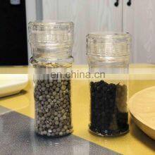 Adjustable Ceramic Grinding Mechanism Transparent Plastic Body Salt And Pepper Grinder thumbnail-4