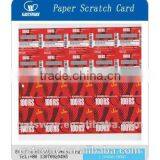 Factory Price Top Brand Scratch off Phone Card
