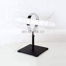 Ornamentation Store Acrylic Tube Metal Base Single Acrylic Headband Display