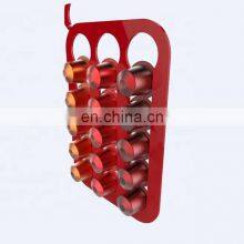 Coffee Shop Acrylic Wall Mounted Nespresso Capsule Holder