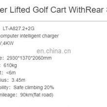 Electric Golf Cart With Lithium Battery Better Than ICON thumbnail-5