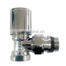 High Quality Brass Angle Heating Valve European Standard Radiator Valve