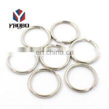 25mm Custom Blank Stainless Steel Round Edge Split Keyring Key Ring thumbnail-3