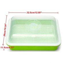 Sprout Growing Trays Plastic Plant Trays Wholesale Microgreen Sprouting Trays Planting Flat Trays thumbnail-3
