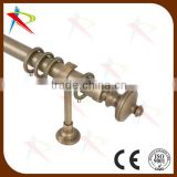 Wrought iron finial curtain rod for interior decorative