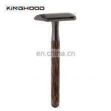 Bamboo Wood Handle Shaving Safety Razor Double Edge Safety Razor Christmas Present thumbnail-2