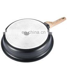OEM Die Cast Non Stick Frying Pan Bakelite Handle Cooking Pots And Pans Smoke Less Deep Fry Cast Aluminum Cooking Pot thumbnail-3