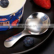 Stainless Steel Spoon Mini Coffee Tea Small Spoons Metal Spice Sugar Salt Scoop Kids Ice Cream Spoon Kitchen Cooking Gadgets thumbnail-3