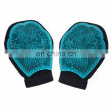 Pet Dog Hair Hand Brush Remover Silicone Remover Deshedding Brush Pet Gloves thumbnail-1