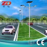 OEM ODM customization 6m~12m Q235 S235 steel solar street light post galvanized lamp pole