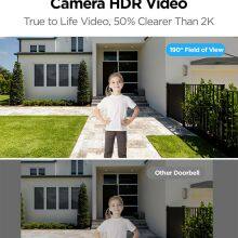 OEM Home Security Electronic Talking Doorbell WIFI Dual Lens Camera Doorbell 3MP 2MP Dual Camera Door Bell With Storage Chime thumbnail-4