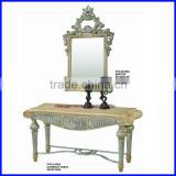 Latest Fancy Resin Console Table with Mirror S-1806