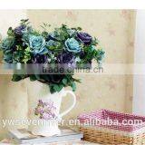 Household Act the Role Ofing is Tasted High-grade Simulation 11 Head Fake Silk Artificial Flowers Painting Dream Rose European s thumbnail-5