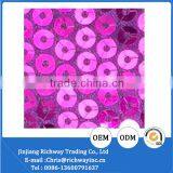 Large Reversible Sequin Fabric Embroidery Fabric Material thumbnail-3