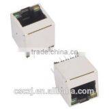 Top Entry RJ45 Modular LED PCB Jack thumbnail-1