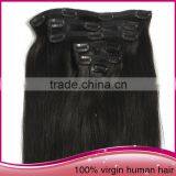 Best Selling Unprocessed Brazilian Virgin Human Hair Clip In Hair Extension thumbnail-3