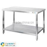 Kitchen Stainless Steel Work Table/Stainless Steel Table Design/Stainless Steel Table Set (SY-WT615S SUNRRY)