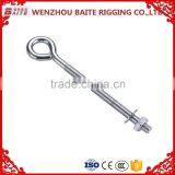 Hot Selling Cheap Price Steel Electric Galvanized Eye Bolt With Nuts OEM Service China Supplier Hardware Quality Choice thumbnail-1