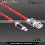 High Quality Mfi Certified With Fashion PU Leather 8pin USB Data Sync Charge Cable for IPhone 5/6 thumbnail-4