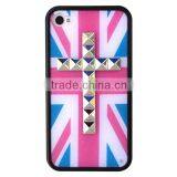 Gummy British Flag Silver Cross Phone Case,Silicone Phone Case thumbnail-1